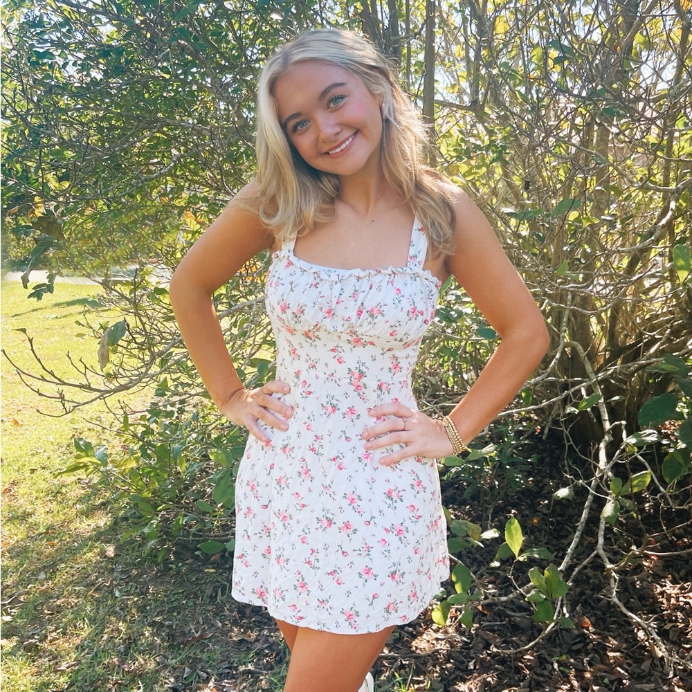 Floral spring dress